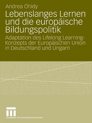 cover image of Lebenslanges Lernen und die europäische Bildungspolitik